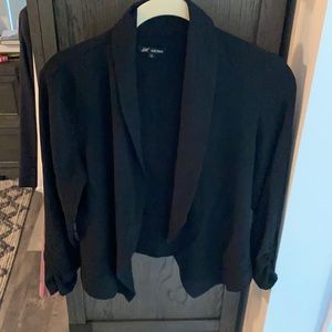 Flowy Black Stretcy Blazer